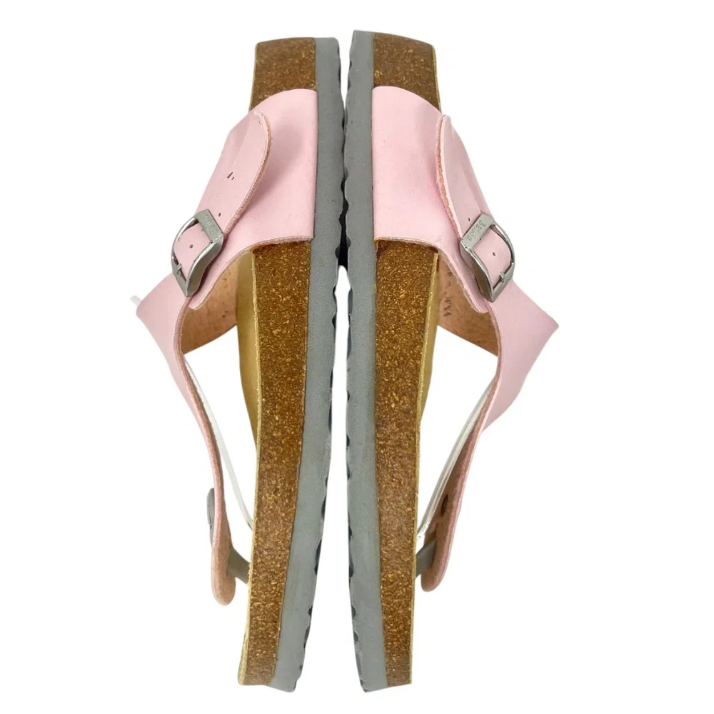 Birkenstock Women's Gizeh Pink Patent Leather Sandals size 7/38 - Picture 5 of 13